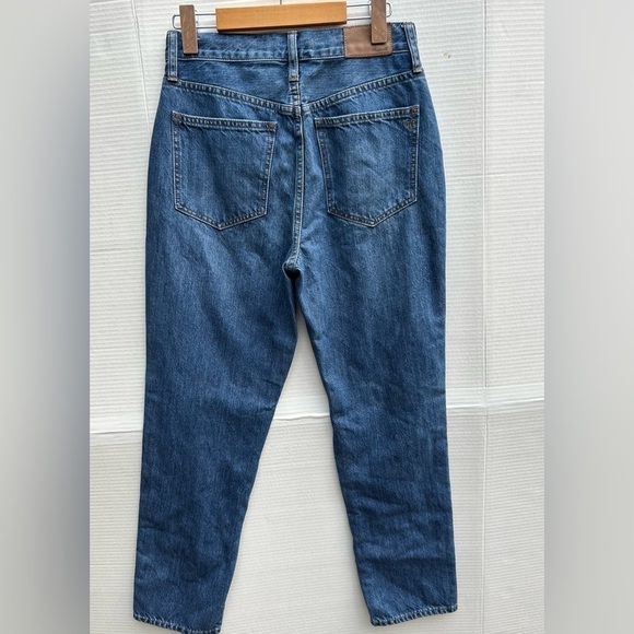 MADEWELL The Perfect Vintage Jean: Metallic Tuxedo Stripe Edition size 26 - Picture 6 of 11